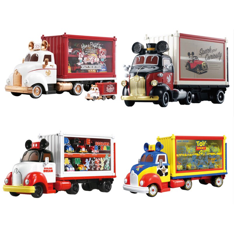 Tomy Disney Mickey Donald Duck Storage Vehicle Buzz Lightyear Transport Vehicle Toy Container Car Model Tomy Disney Mickey Donald Duck Storage Vehicle Buzz Lightyear Transport Vehicle Toy Container Car Model