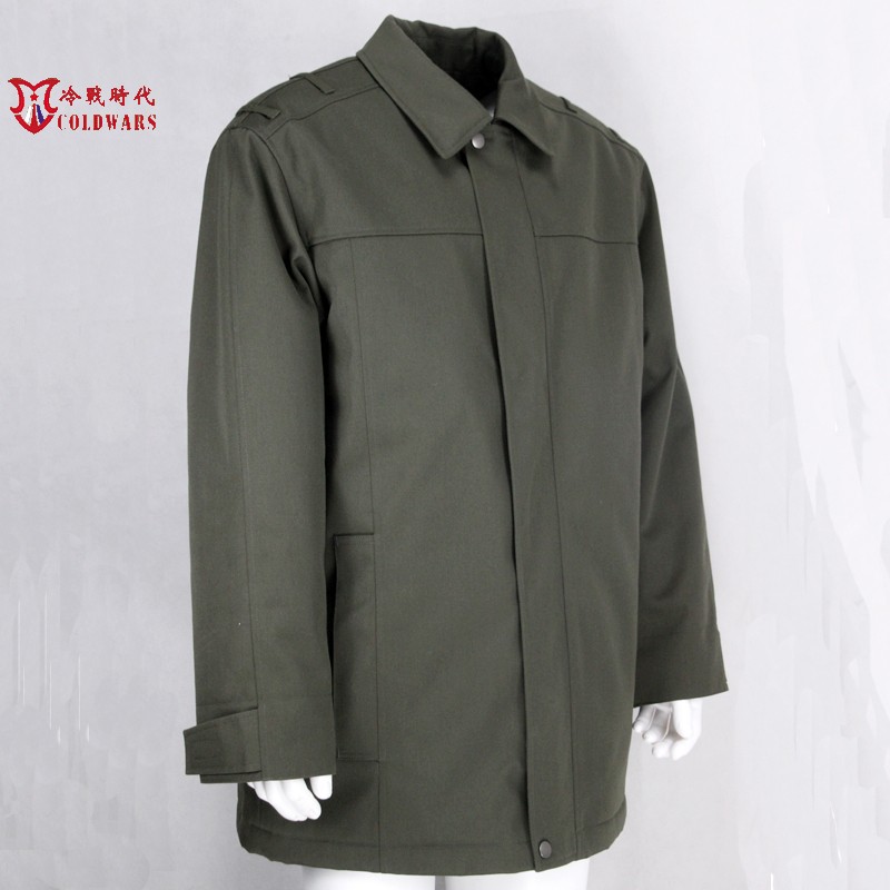 Russia Russia issued 08 order officers winter regular dress trench coat laminate semi-coat short coat