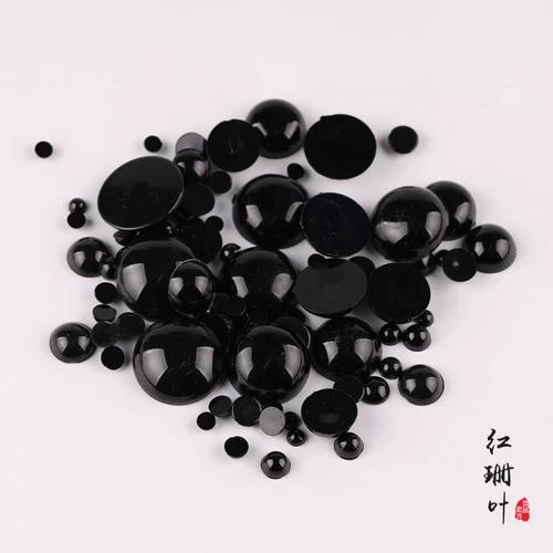 Черный круглый аксессуар с аксессуарами, плетеная кукла ручной работы, «сделай сам»