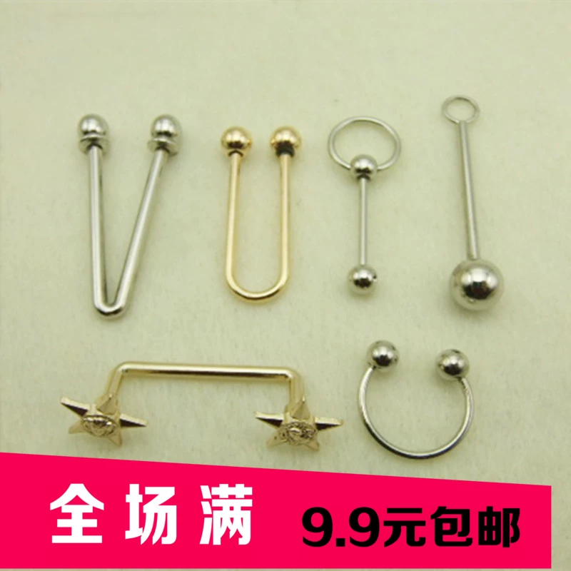 Khóa xoắn ốc hình chữ U ghim cổ áo ghim áo len cardigan ghim nhỏ kim tuyến cổ trâm trâm cài khuy măng sét Hàn Quốc hoang dã phụ kiện - Trâm cài