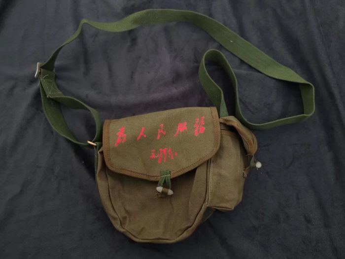 Published old goods 56 canvas language bag for people service package liberation package slash thicker shoulder bag