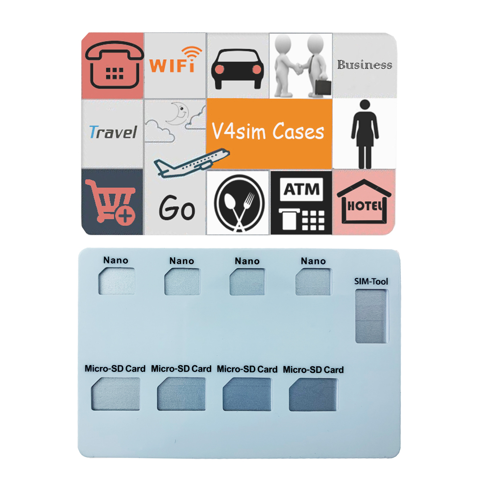 Nano Card TF Card Containing Card Portable Phone Taking Card Pin Containing Bag Travel Abroad Anti-Loss Collection