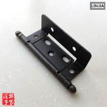 Thickened antique cabinet hinge shaped hinge American European style old old green bronze offset shaft sub-female hinge for 22 doors
