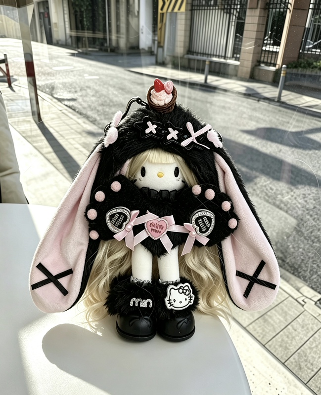 Heavy-Duty Long-Legged Kitty Cat Pendant Bag Charm Sweet Cool Punk Anime Long-Haired Plush Doll Keychain Heavy-Duty Long-Legged Kitty Cat Pendant Bag Charm Sweet Cool Punk Anime Long-Haired Plush Doll Keychain