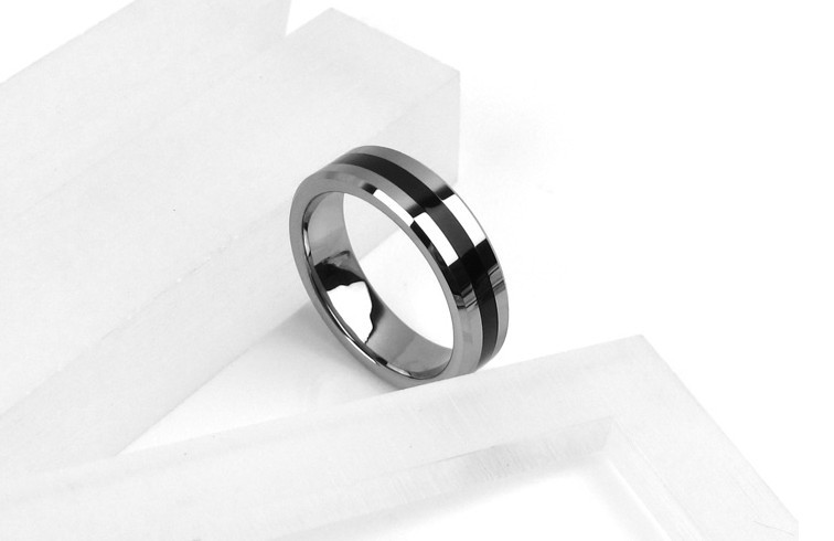 Magic Ring Mạnh mẽ từ tính Nhẫn Bắc Kinh Câu chuyện tình yêu Vòng tròn đen Vòng cổ quà tặng Đạo cụ cận cảnh - Nhẫn nhẫn vàng 24k
