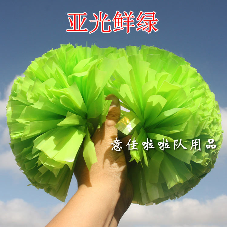 Professional Custom Competition with a cheerleading polo ball sub-light green flower ball cheerleader and take the flower cheerleader