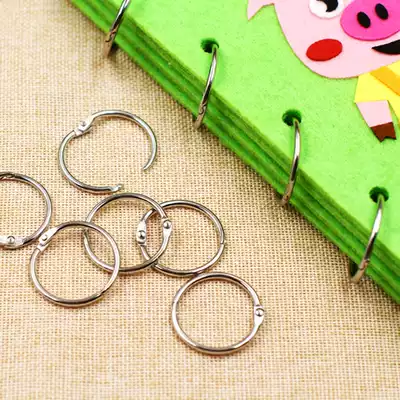 Non-woven book opening ring key ring homemade book accessories kindergarten handmade DIY material