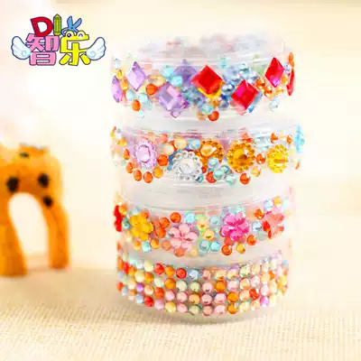 Acrylic Diamond tape color children handmade diy material photo album Diary crystal rhinestone decorative sticker