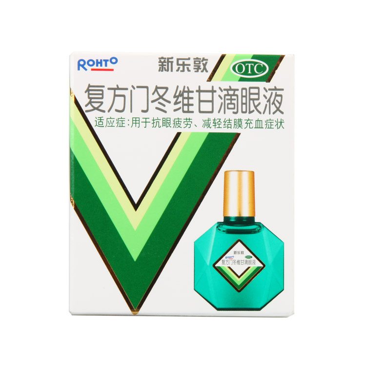 新乐敦 复方门冬维甘滴眼液 13ml 抗眼疲劳 结膜充血 曼秀雷敦CH
