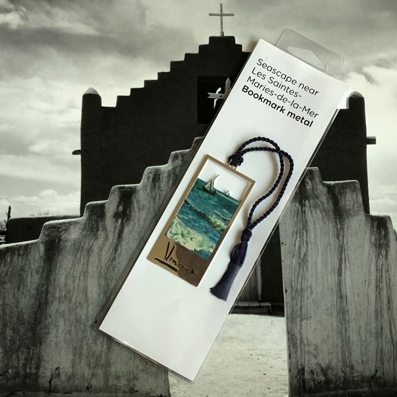 Netherlands tour Van Gogh Museum cultural creative commemorative gift boutique metal art bookmark St. Mary Strait