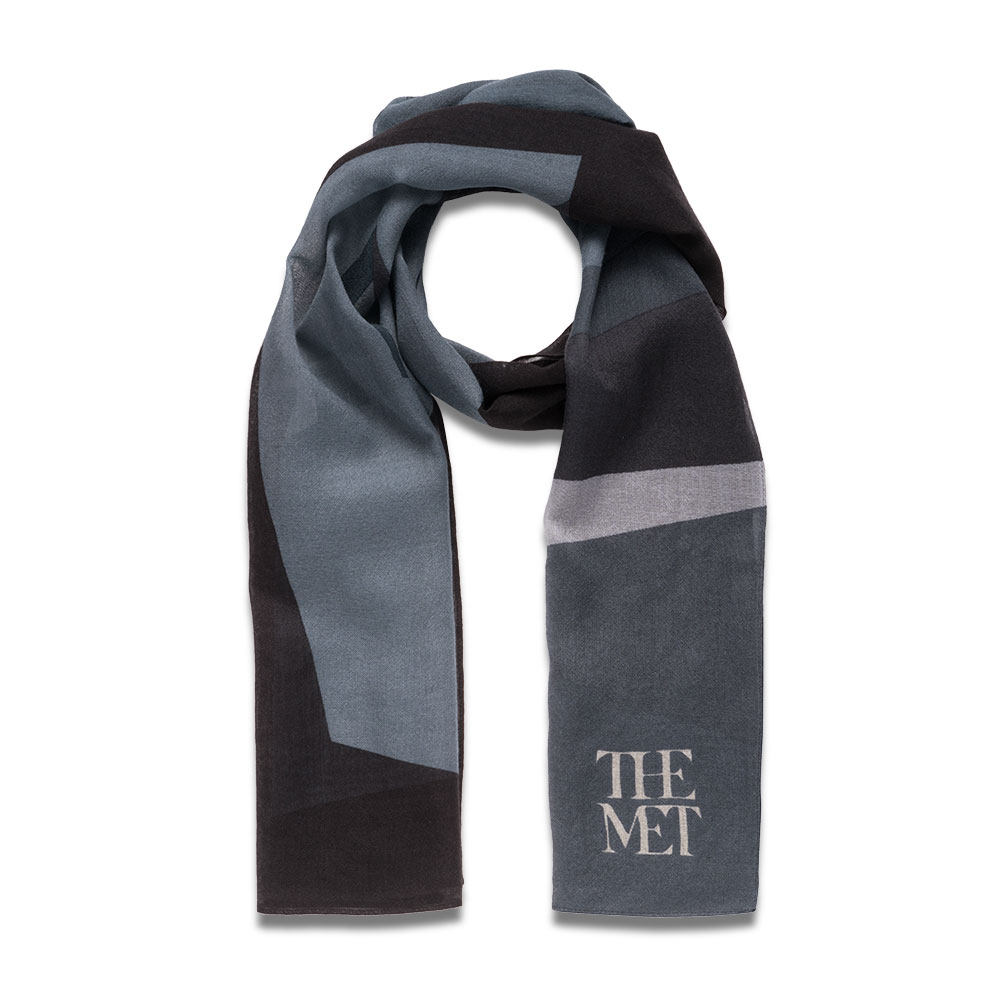 American Tourist Metropolis Museum Cultural Creativity Memorial Gift Boutique Modern Architecture Inspiration Scarf Silk Scarves