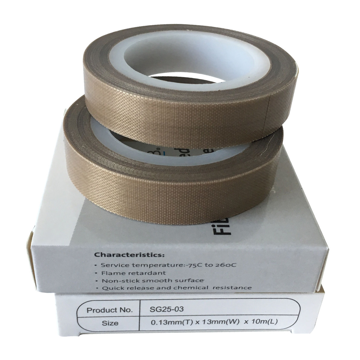Saint Gobain Official Mandate CHR SG25 03 High temperature adhesive tape Teflon rubberized fabric Coated Adhesive Strips