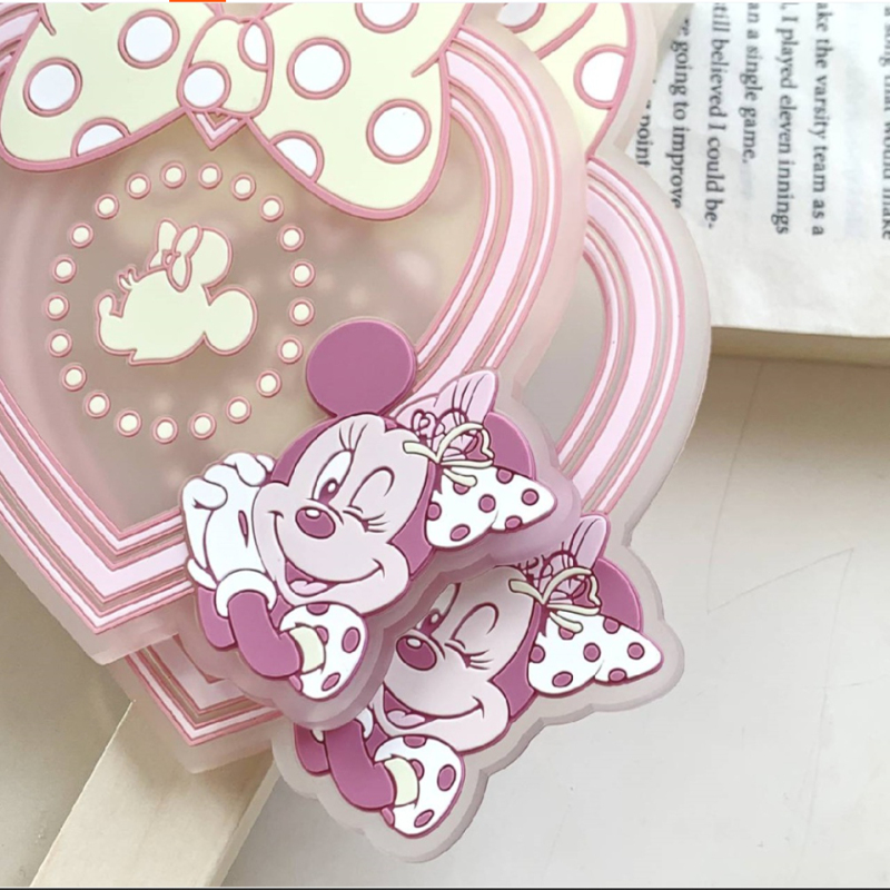 Di's Sweet Pink Bowknot Silicone Thickened Cartoon Non-Slip Coaster Restaurant Bowl Mat Heat-Resistant Protective Pad
