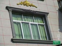 Window cover mould Roman column window model Plastic door cover European villa rectangular cement line template window line