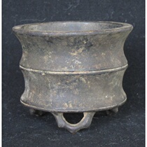 Bronze Qing Dynasty six-character regular script