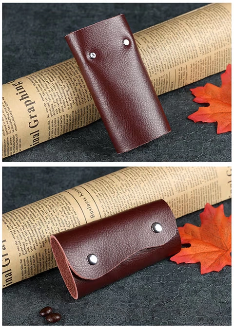 Handmade da xe chìa khóa nhà túi xách nam và nữ mục đích chung công suất lớn retro da key key