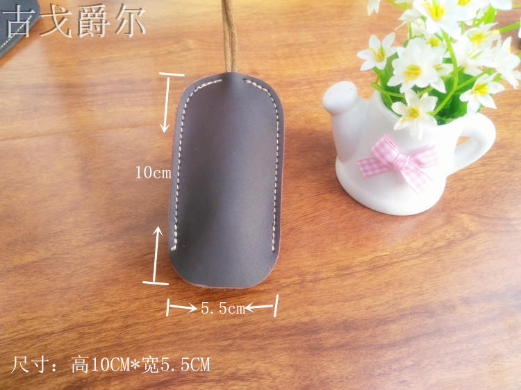 2018 Nhật Bản và Hàn Quốc mới siêu nhỏ mini dây rút kéo túi chìa khóa da unisex da chìa khóa xe túi ví đựng chìa khóa ô tô