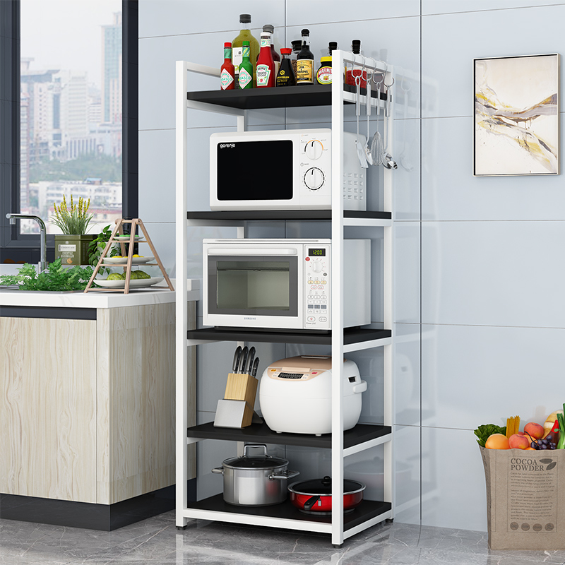 Kitchen Shelve Table Surface Microwave Oven supplies Home Grand-floor style Contained Perforated Multilayer God