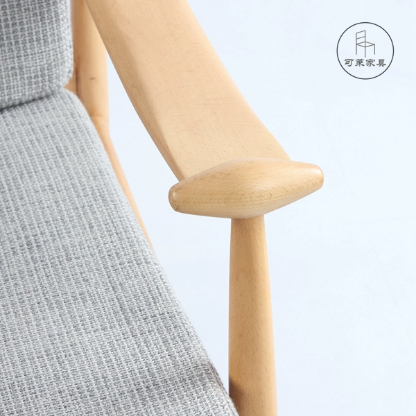 Kelly đồ nội thất vây juhl ghế sofa Bắc Âu ghế đơn thiết kế phong cách Bắc Âu cửa hàng gỗ rắn ghế băng gỗ