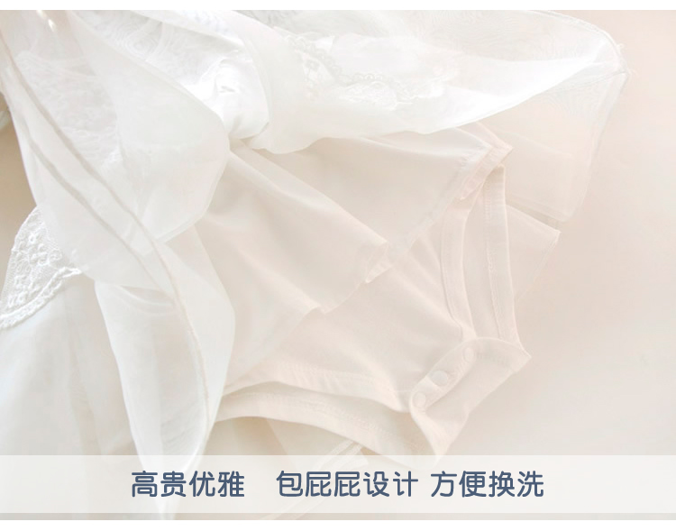 Mùa hè bé trắng công chúa váy hộp quà tặng nữ bé trăm ngày ăn mặc 1 món quà 0-3 tháng món quà cũ 6-12 hộp quà sơ sinh