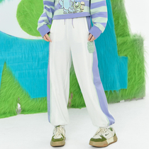 Monster University Original Woman Tribe Leisure Wind Highly Waist Pants Fashion Beam Son 2023