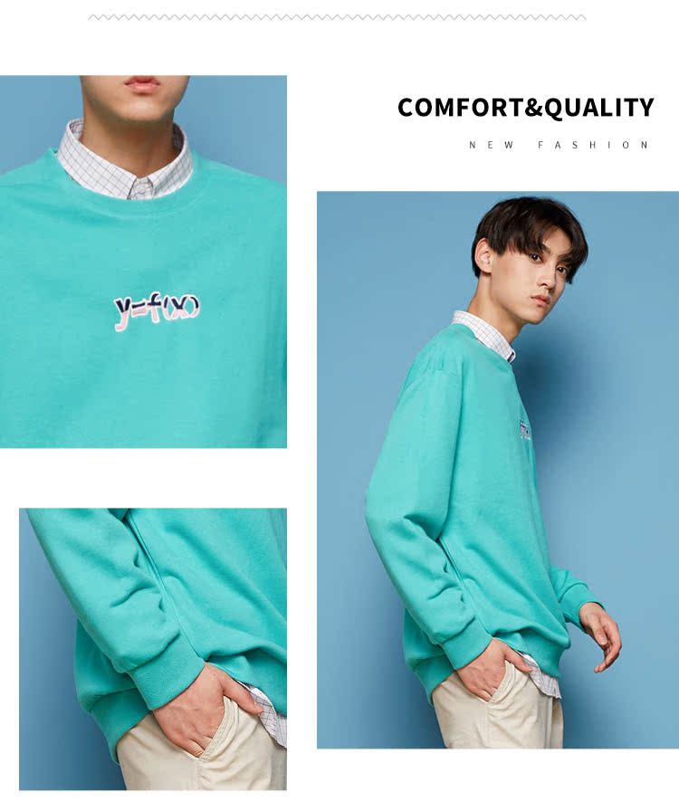 Sweatshirt homme METERS BONWE  METERSBONWE en Coton - Ref 3129256 Image 8