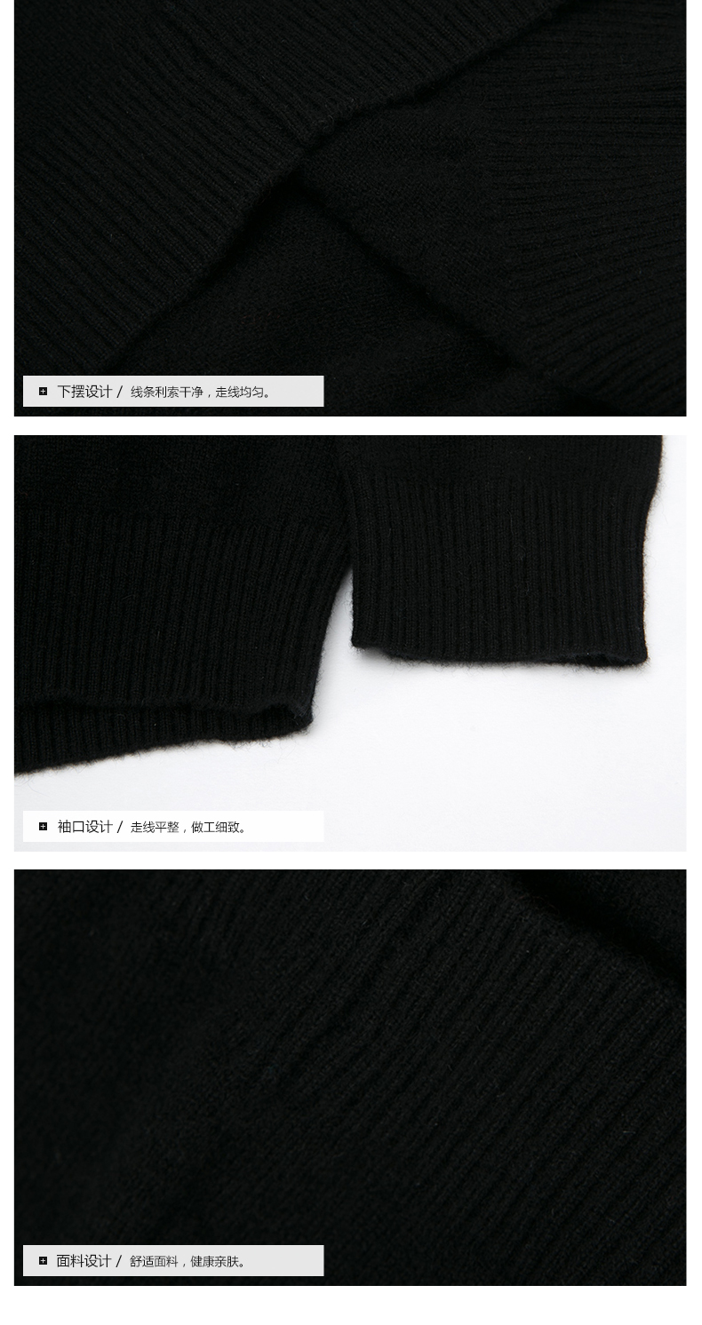 Áo len cashmere métbonwe nam mùa đông áo thun cổ chữ V ấm nhẹ áo len dài tay thủy triều 601378 áo da nam cao cấp