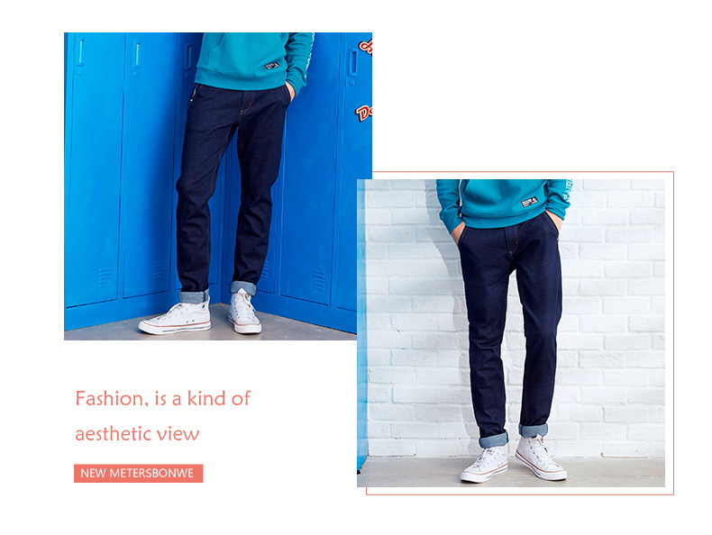 Jeans pour adolescent METERS BONWE pour automne - Ref 1479196 Image 13