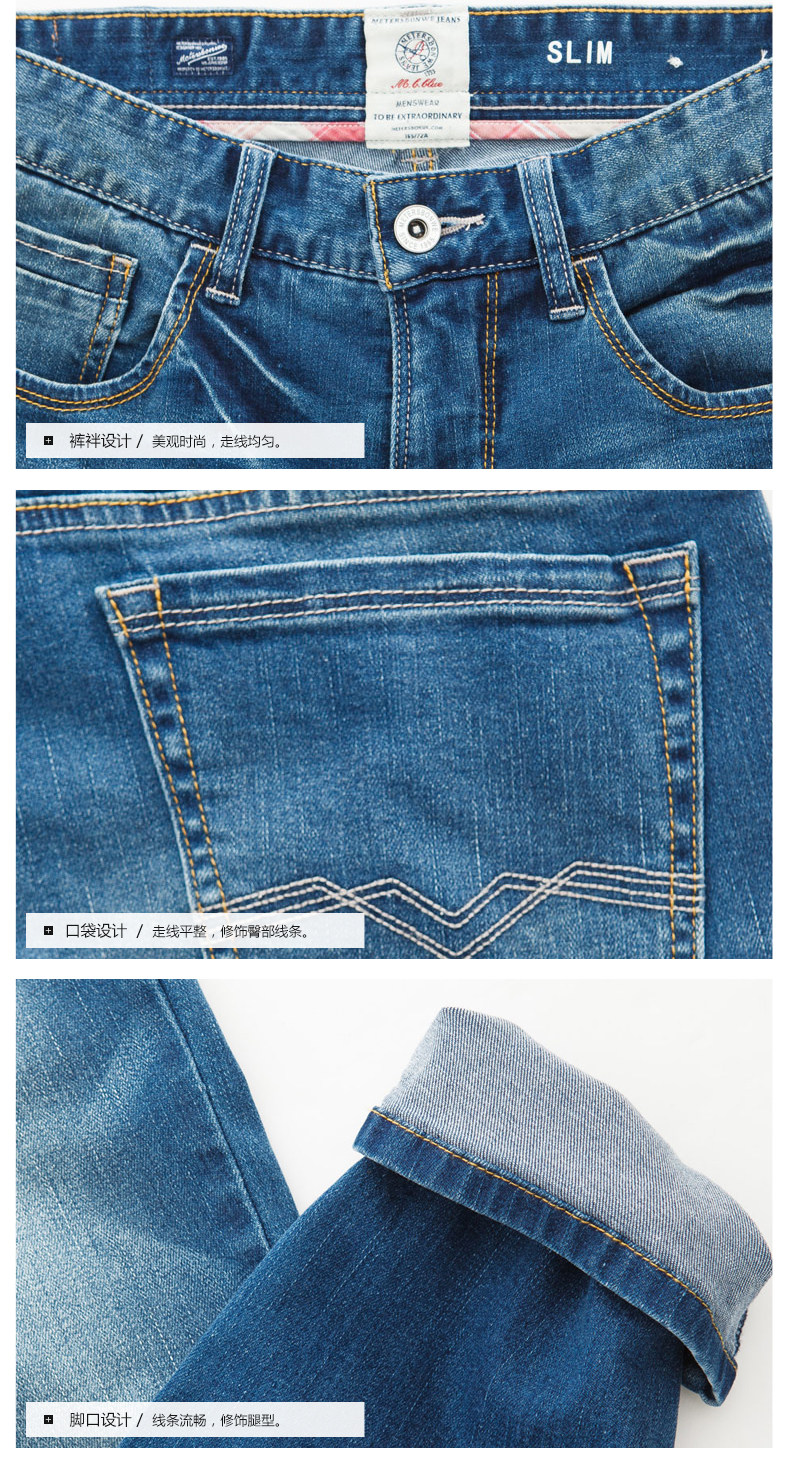 Jeans pour adolescent METERS BONWE pour automne - Ref 1479084 Image 18