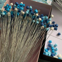Paper folding iron sign origami Star Bouquets Iron Wire Paper Handmade Diy Steel Wire Material Hand for styling handicraft