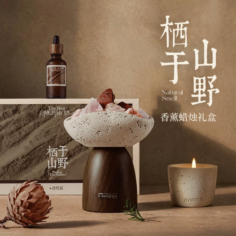 Diffuser, incense stone, aromatherapy, candle, gift box, Birthday gift