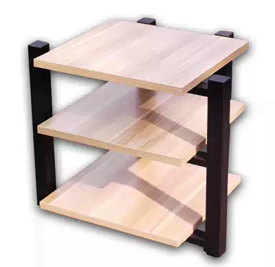 Power amplifier cabinet power amplifier rack 234 layer audio equipment frame solid wood KTV cabinet speaker tripod metal iron shadow
