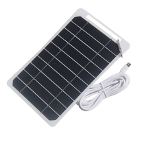 5W5V solar panel mobile phone charger doorbell surveillance camera low power security monitoring Type-C output