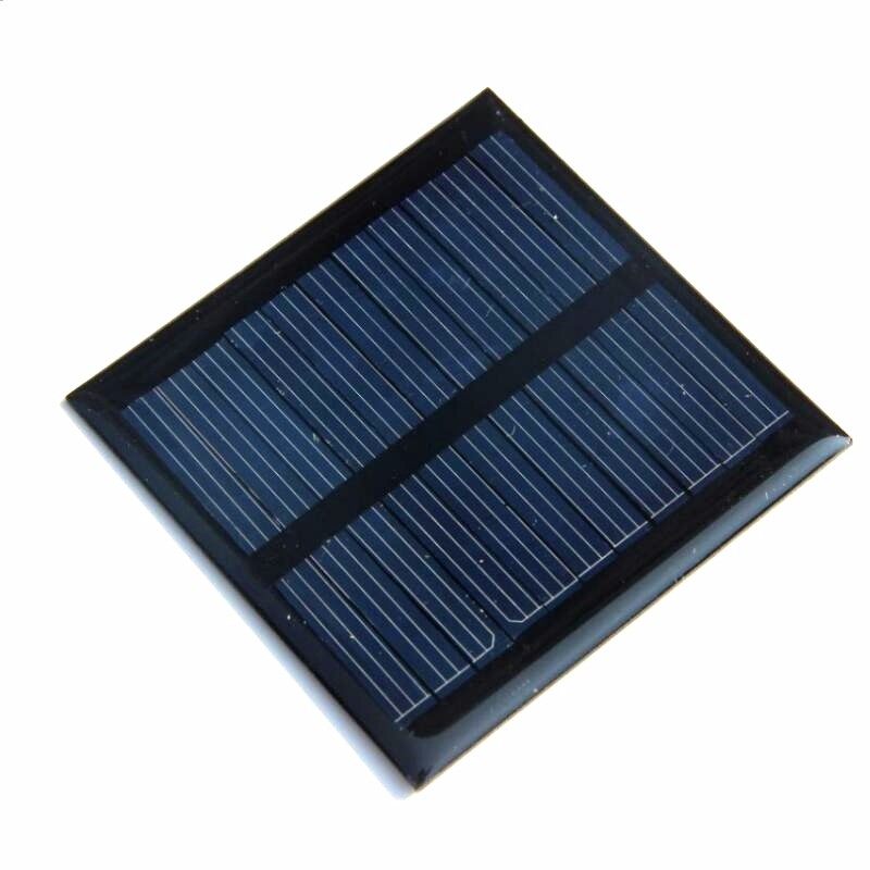 0 6W 5 5V solar panels Solar drop rubber plate DIY solar panels 65 * 65 * 3MM