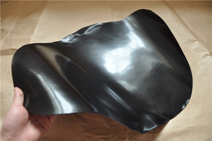 Leather spot Japanese new jubilee oil dyed mirror horse hip leather black black leather material