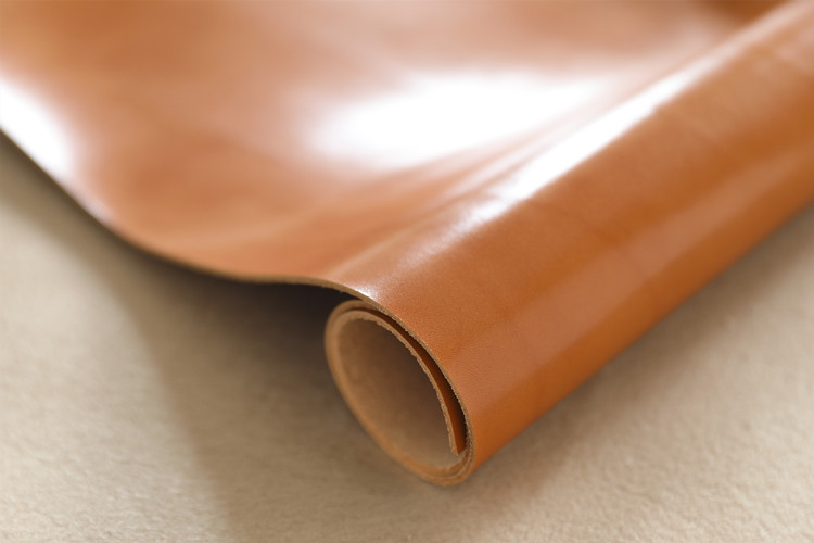 Leather Spot Japan Hip Back Toote Wood Saddle Leather Saddle Leather Tea Color Cut Leather Head Layer Cow Leather Handmade Leather