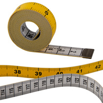 Leather size Three-walled amount waist circumference length Home small soft leather ruler measuring clothes ruler 1 5 m-inch dressmaking with cm soft ruler