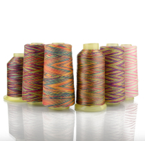 Liuqing brand 150D 202 402 high-speed sewing thread multicolored seven-color thread lock edge line preparation hand sewing thread 57 colors
