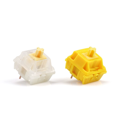 Gateron Kaidaron V2CAP Тестовый вал машины Механический переключатель клавиши модифицированный G -вал желтый вал Трехно