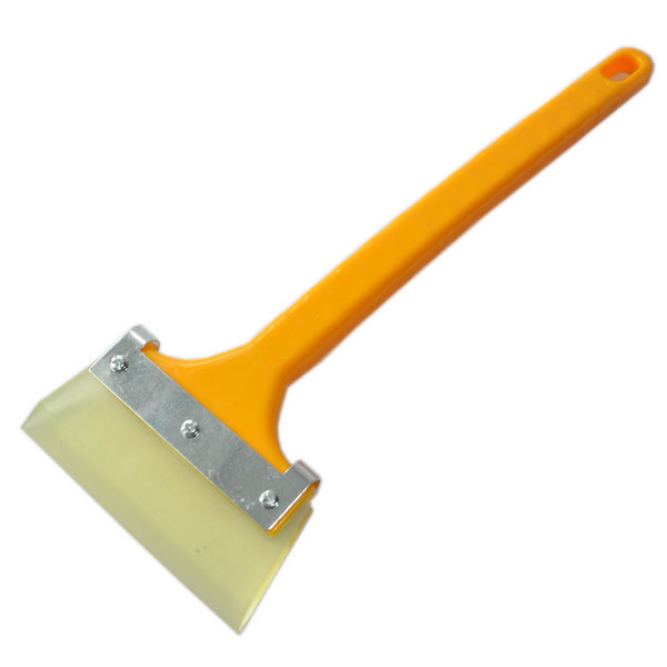 Long handle snow shovel KTM car adhesive film tool-front and rear blocking film special inclined opening with long handle beef rib scraping rubber snow shovel