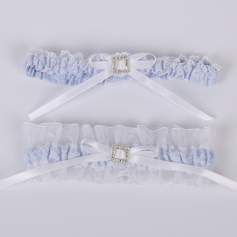 Cô dâu châu Âu và Mỹ ren garter garter công chúa gợi cảm chân vòng phụ kiện cưới Amazon bán nóng dây nịt móc tất