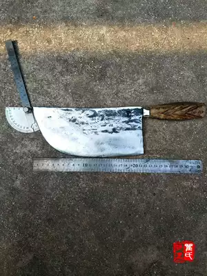 Qu's blacksmith kitchen knife cutting knife dual-purpose knife old man knife slicing knife integrated steel process forged into non-grinding