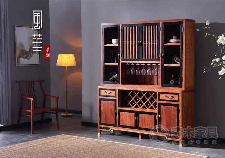 Fenghua Double Layer Wine Cabinet сцена .jpg