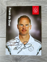 Frank de Boer Autographed Official Card Netherlands Barcelona Ajax