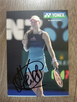 Kobel autographed official card tennis 6-inch beauty Grand Slam