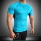 UA An Dema UNDER ARMOR quần áo thoáng khí nam tay ngắn nén quần thun thể thao 1257468 - Áo phông thể thao áo phông anta