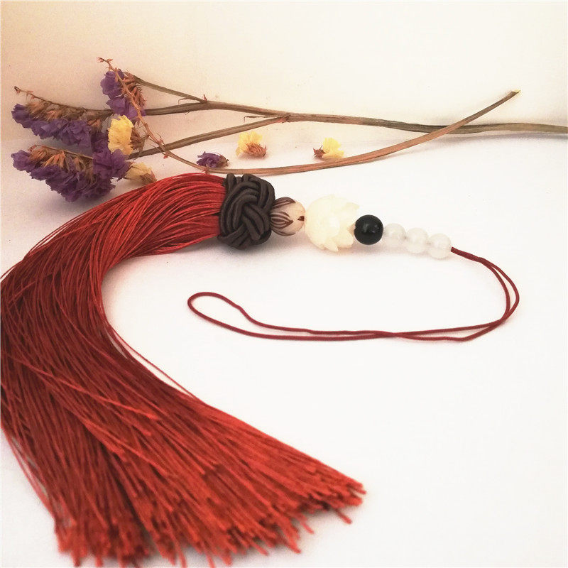 Wenwan collection small hand twist gourd Chinese knot lanyard car pendant bag hanging tassel to send seeds