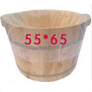 Disposable foot bath bag foot bath bag thickened plastic pedicure bag foot bath foot basin wooden barrel special plastic