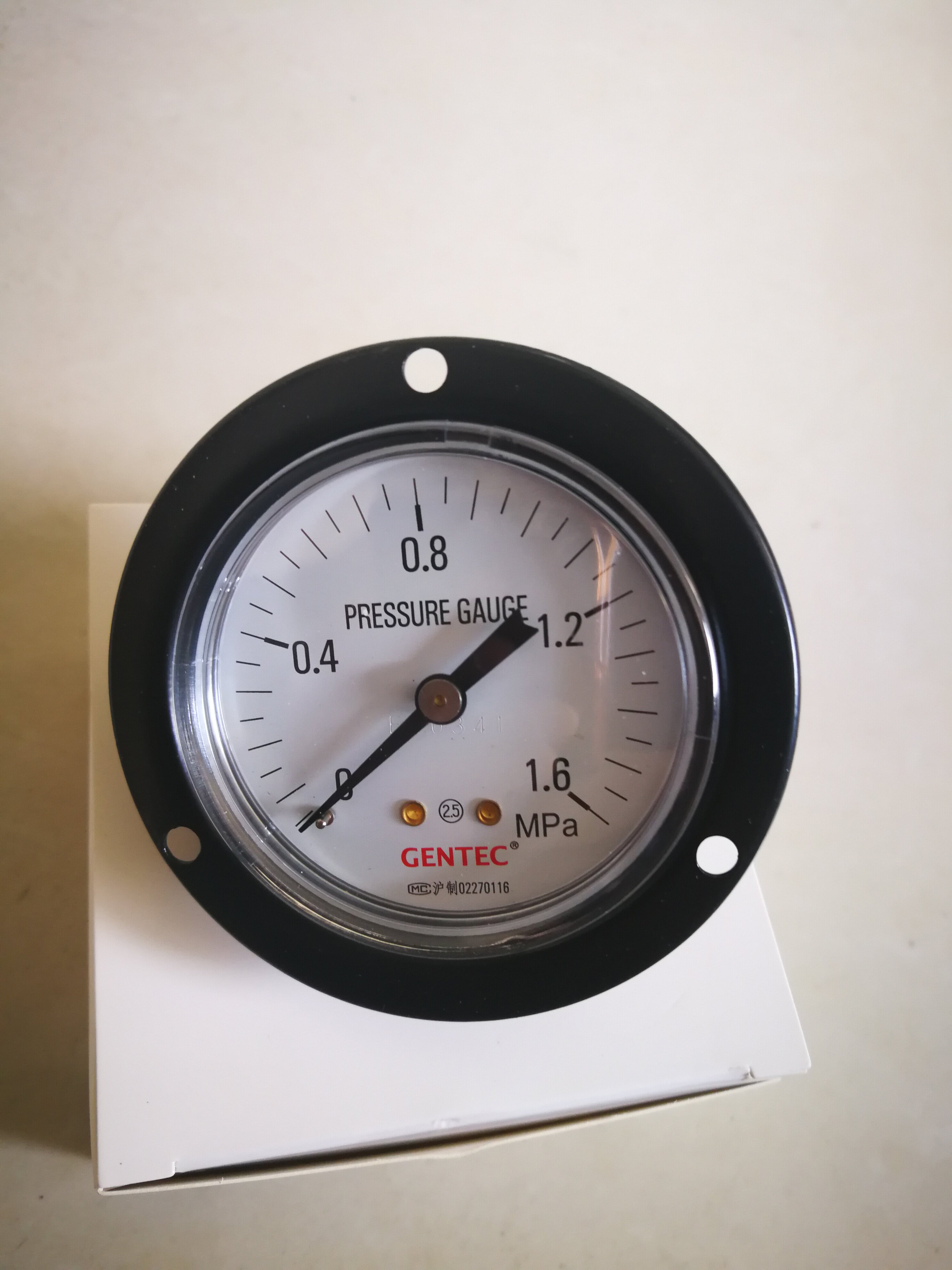 U.S. Jetrui GENTEC Axial Pressure Gauge G-60ZT-1 6M G-60ZT-1M Thread M14 * 1 5