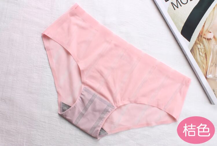 Giải phóng mặt bằng và nhanh chóng làm khô sọc lụa băng mà không có dấu vết của phụ nữ một mảnh kích thước lớn rỗng thấp eo phối cảnh cotton đồ lót nam cotton